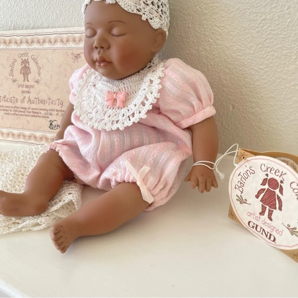 Berdine Creedy Rosey Porcelain Baby Doll 10 Inch
